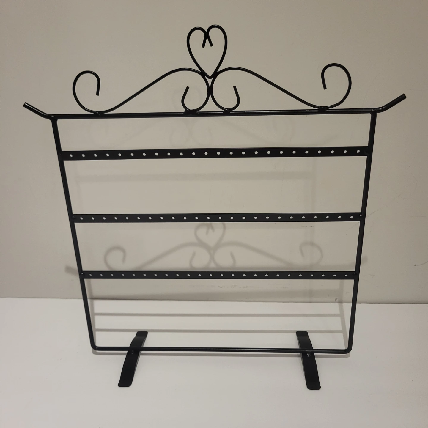 Black Metal Earring Organizer Stand - photo 2