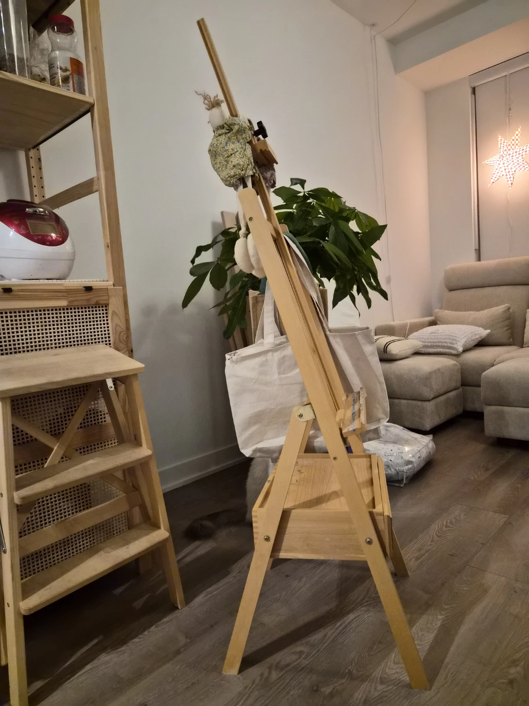 Wooden Artist Easel with Drawer - photo 3