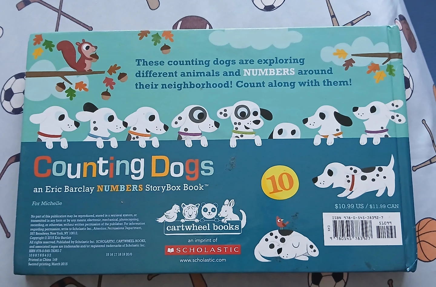 Counting Dogs: an Eric Barclay NUMBERS StoryBook - photo 2
