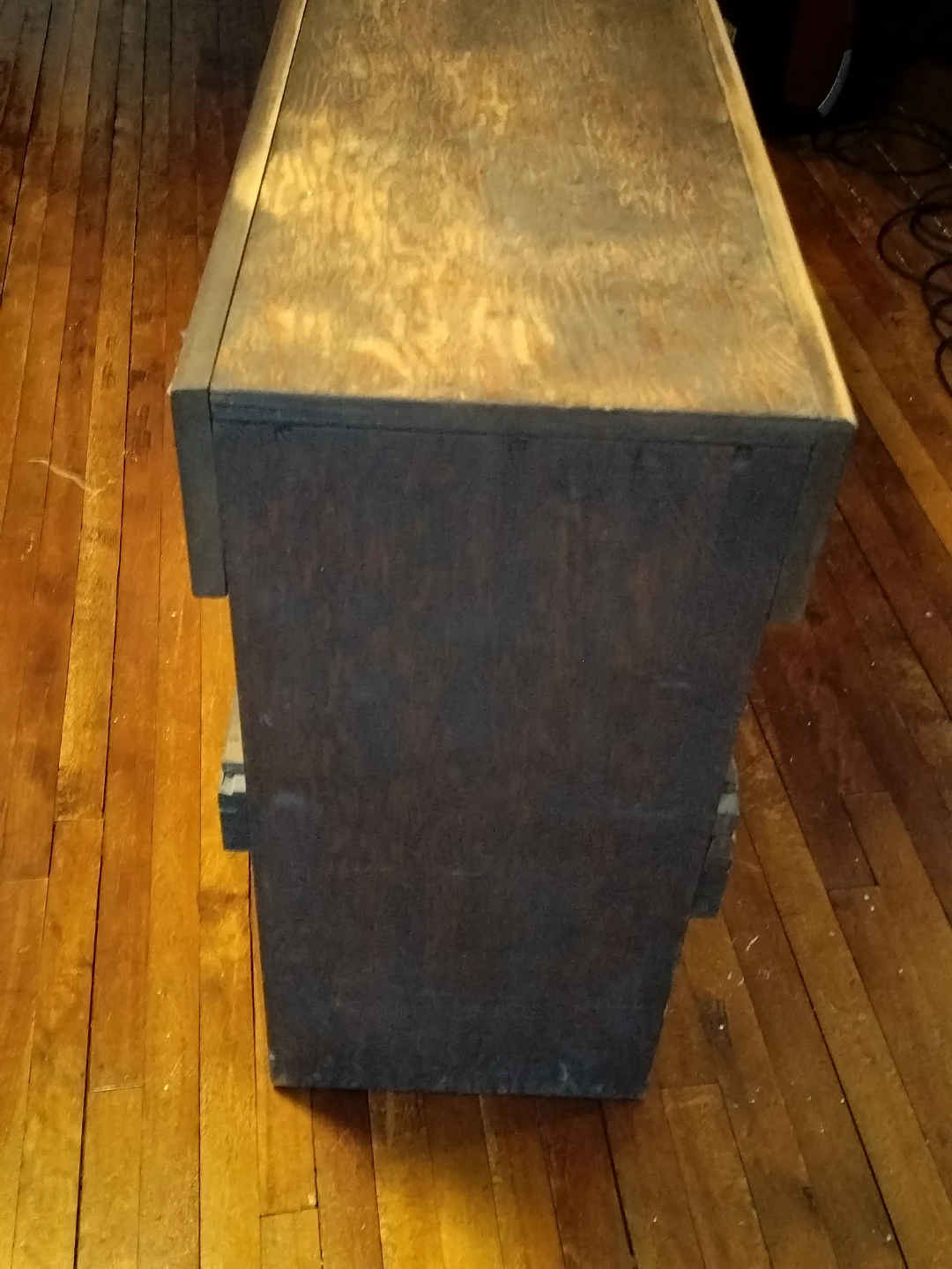 Vintage Wooden Loom Bench - photo 4