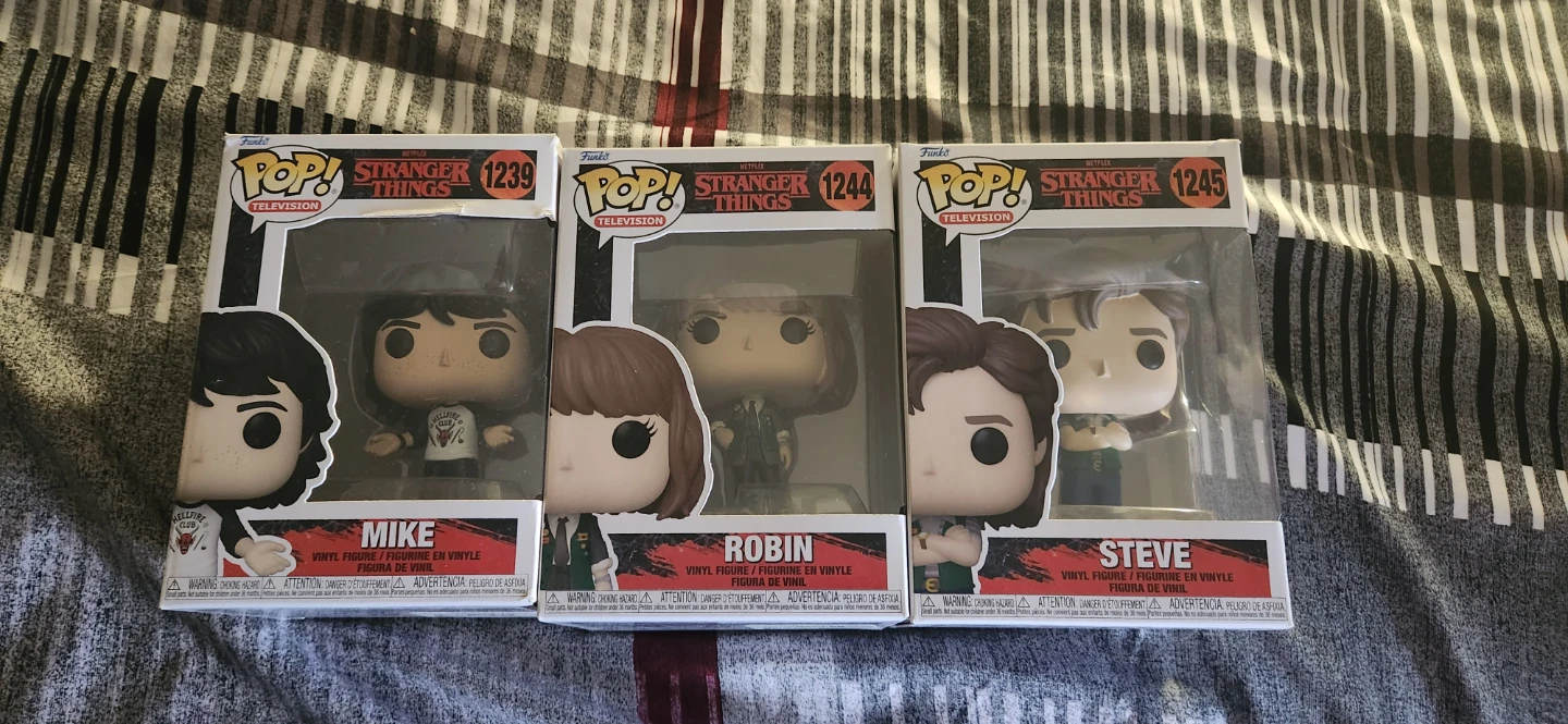 Funko Pop! Stranger Things Mike, Robin, and Steve Figures