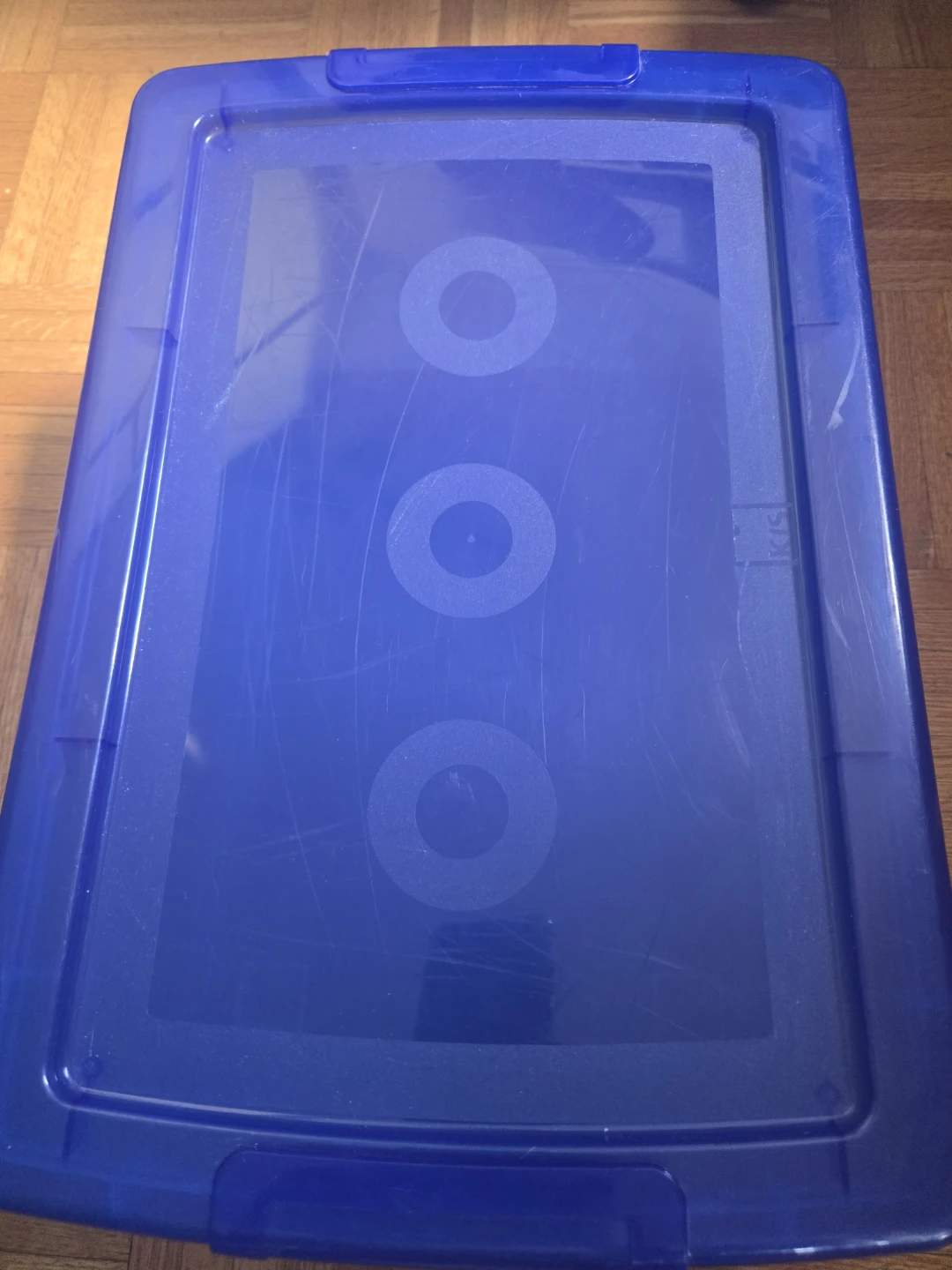 Clear Plastic Storage Bin - photo 4