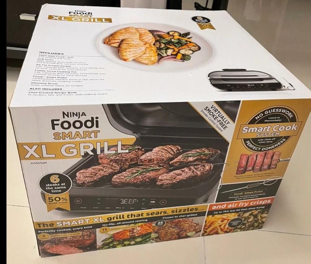 Ninja Foodi Smart XL Grill NEW never out of box