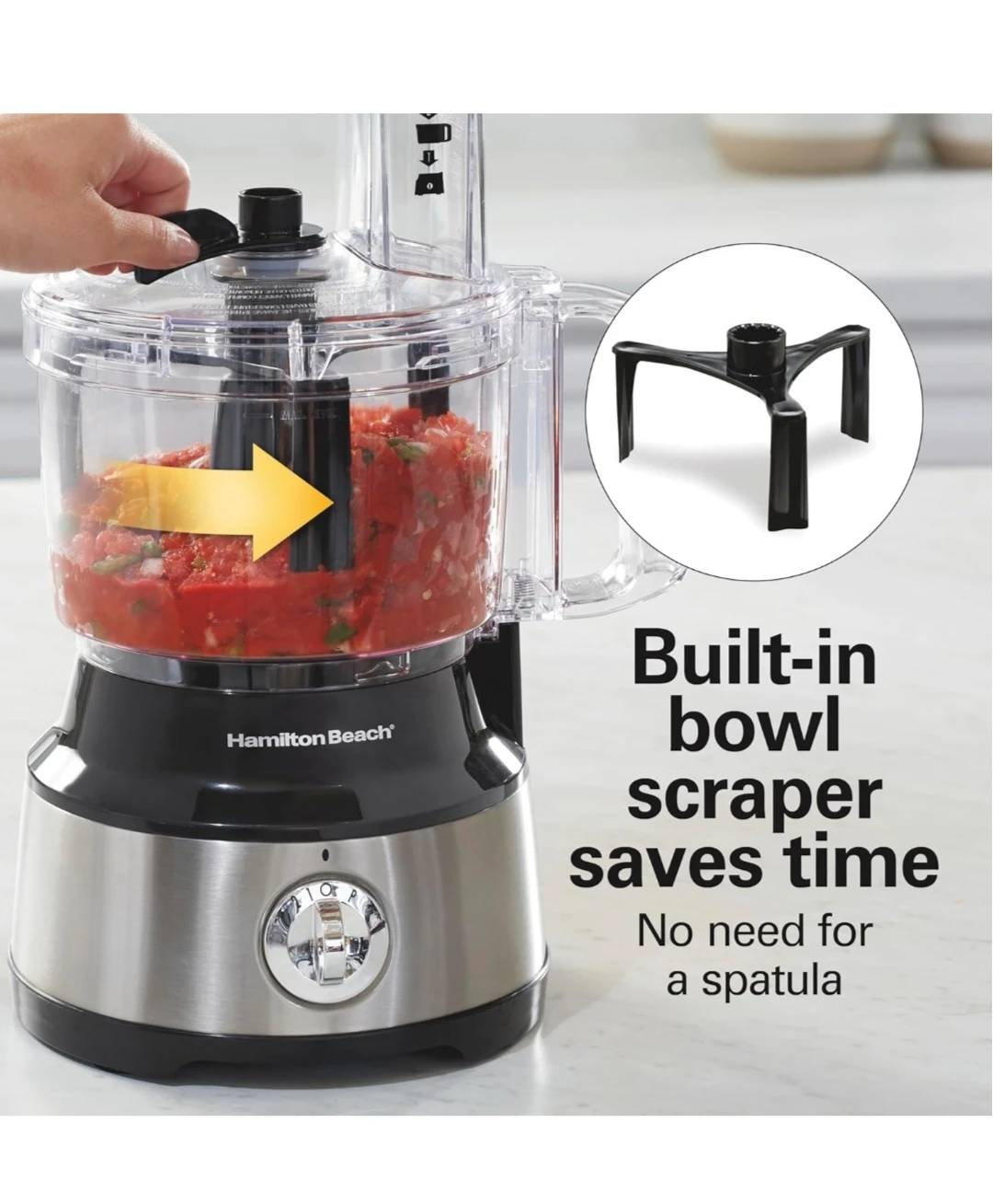 Hamilton Beach Bowl Scraper Food Processor - photo 5