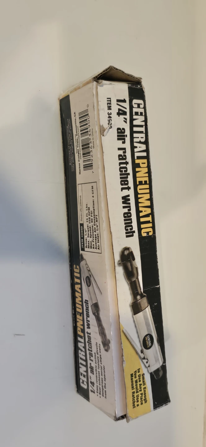 Central Pneumatic 1/4" Air Ratchet Wrench - photo 3