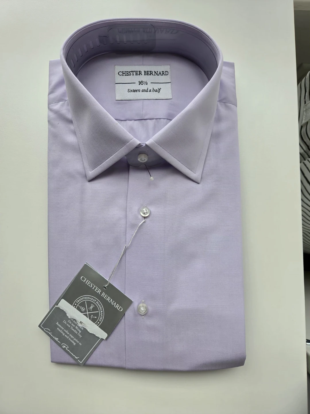 Men's Dress Shirt - Lilac - Size 16 1/2
