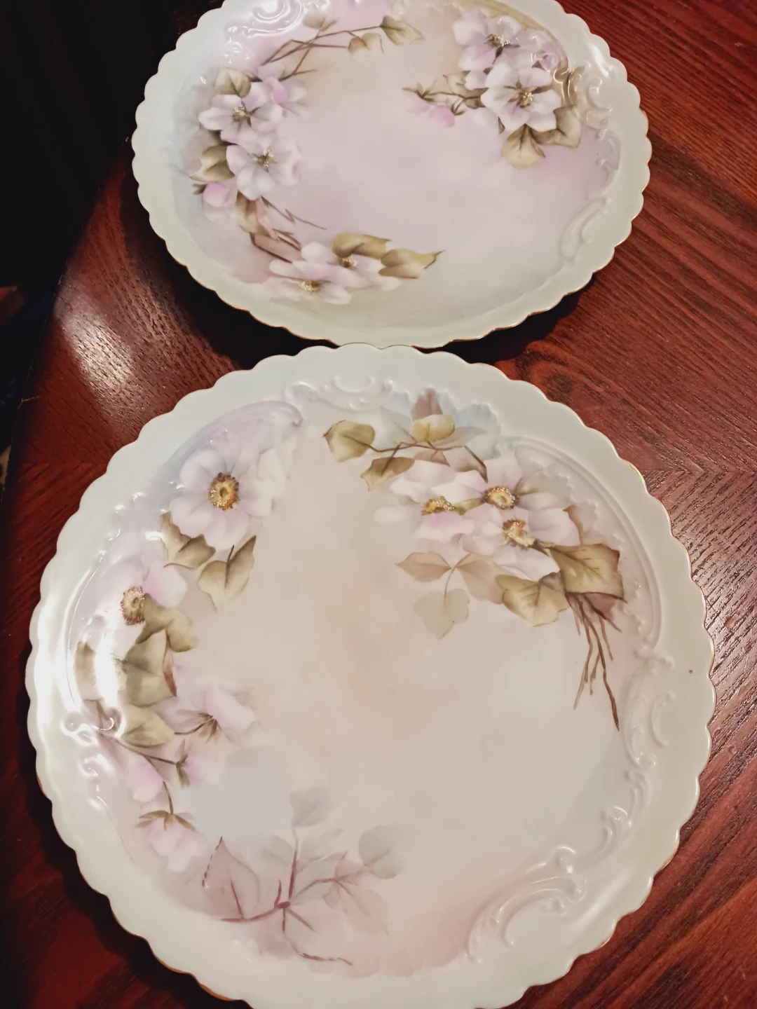 Set of 2 × Limoges France Handpainted Plates - photo 3