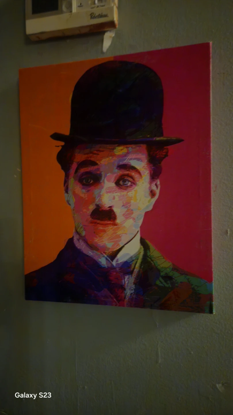 Charlie Chaplin Pop Art Canvas Print - photo 4