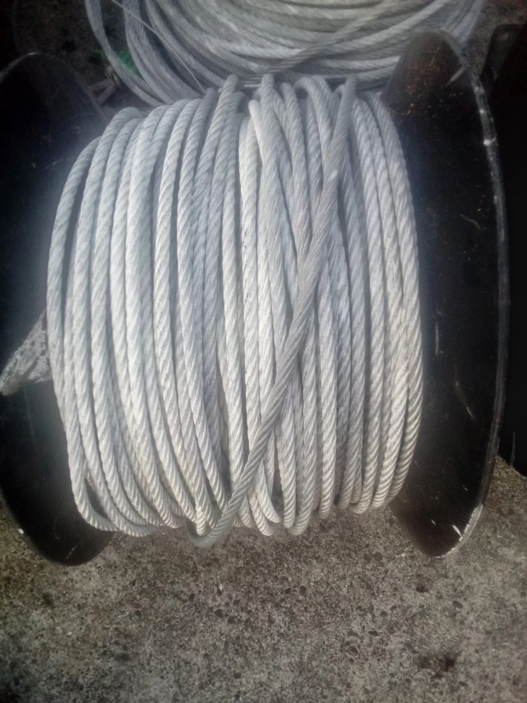 7, 3/8 steel Spools of Cable Wire - photo 2