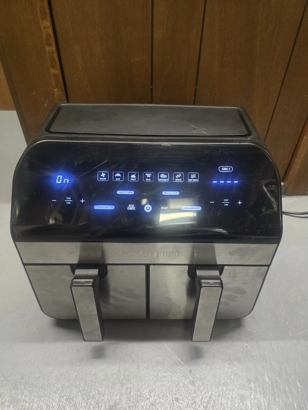 Gourmia 10-Quart Liter Capacity Dual Basket Digital Air Fryer - photo 2
