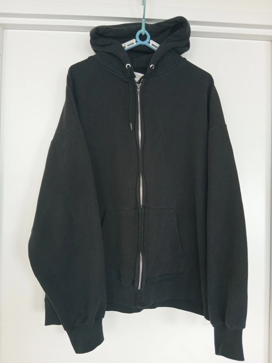 Hanes Ultimate Cotton Printpro Zip-Up Hoodie Black Large