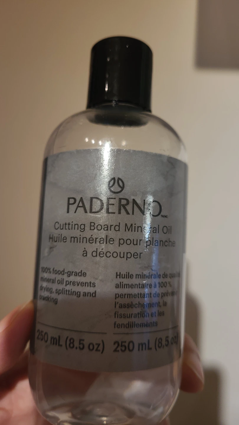 Paderno Cutting Board Mineral Oil 250 mL