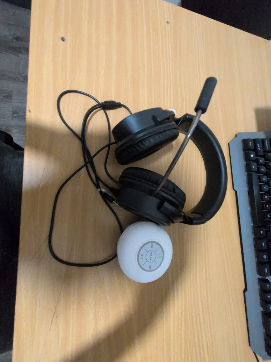 Gaming headset and a shower speaker