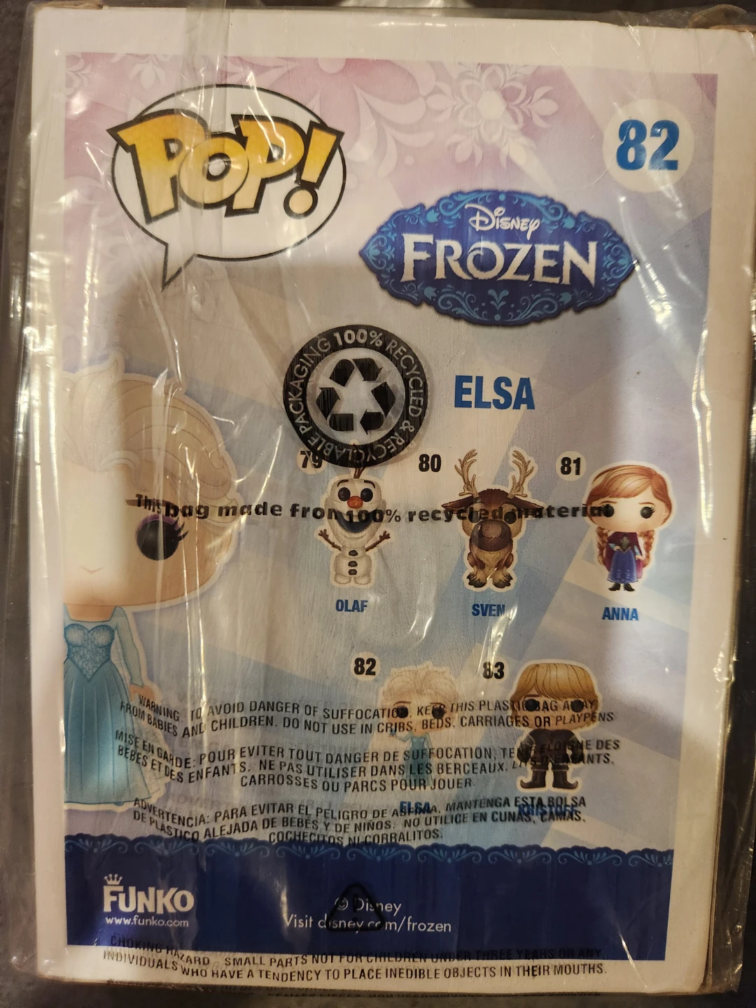 2014 Frozen ELSA Funko Pop 82 - photo 2