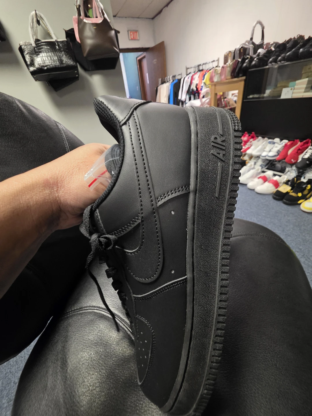 Nike Air Force 1 Low Black Men's Shoes - photo 4