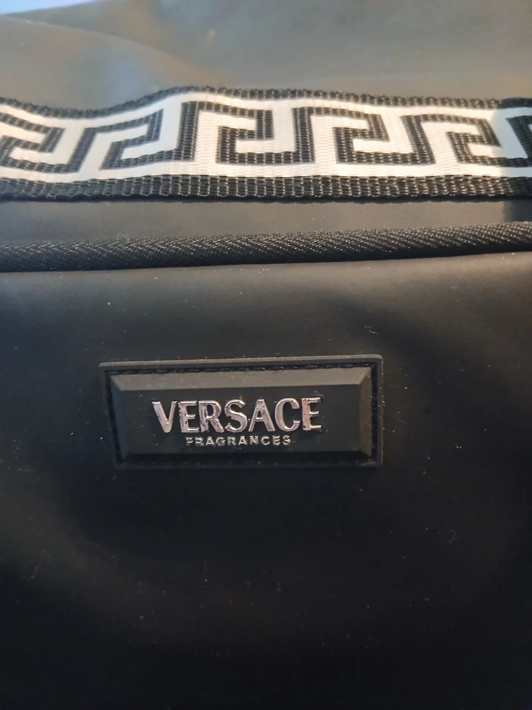 Versace Fragrances Black Duffle Bag