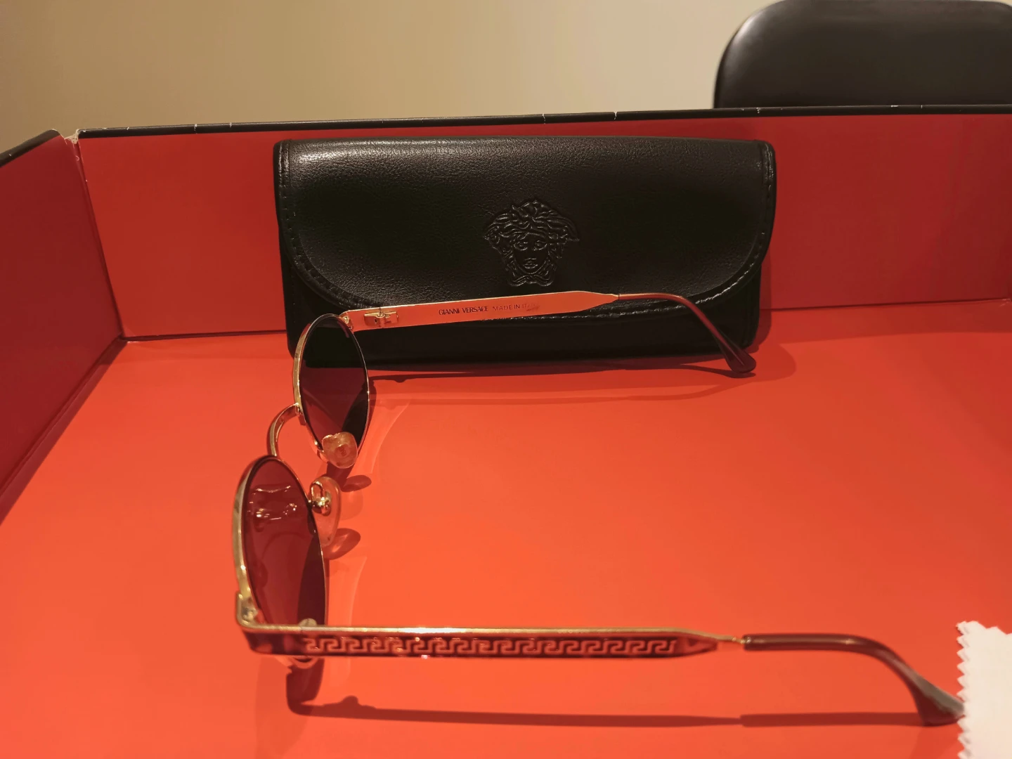 Vintage 90's GIANNI VERSACE Gold-Tone Sunglasses - photo 3
