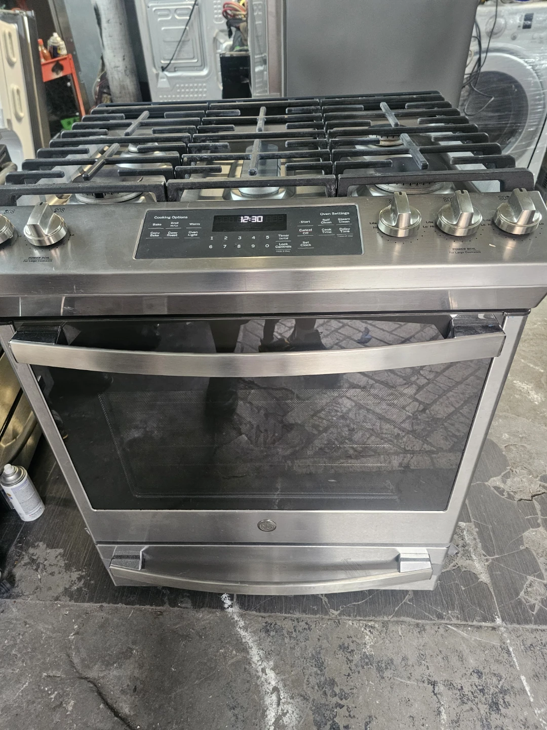 GE profile 30in Stainless steel gas stove