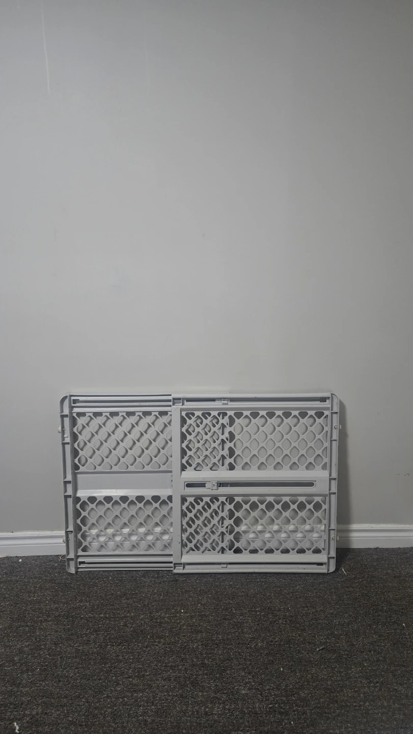 White Plastic Baby Gate