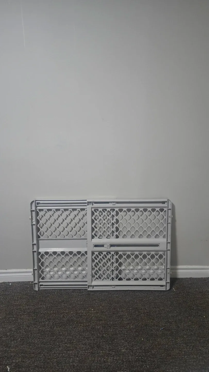 White Plastic Baby Gate