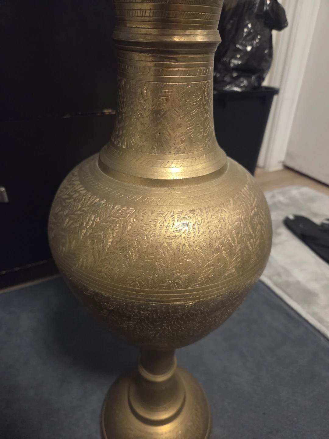 Antique Indian Brass Vase