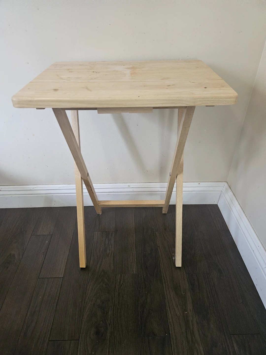 Wooden Folding Side Table