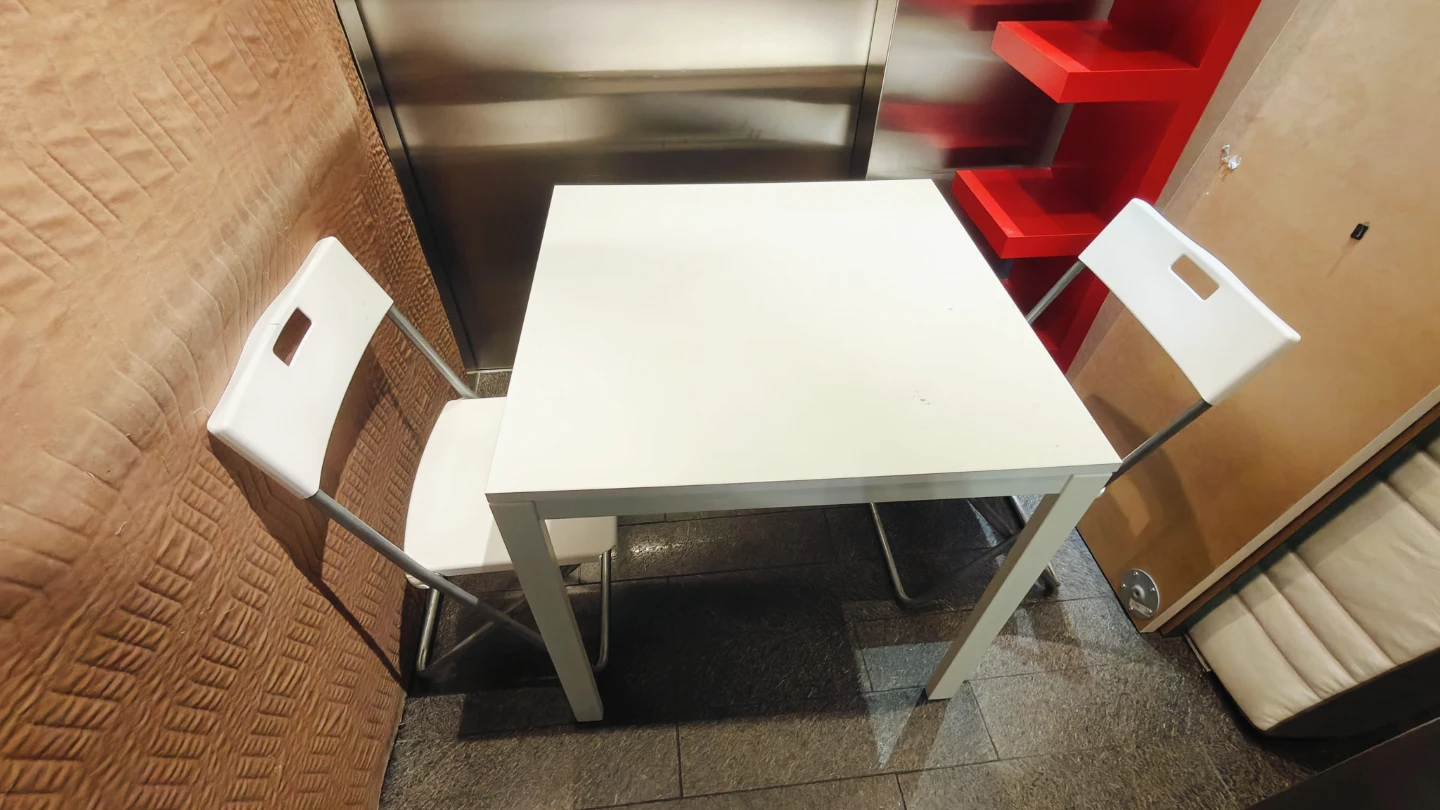 IKEA VIHALS Table and GUNDE Chairs Set