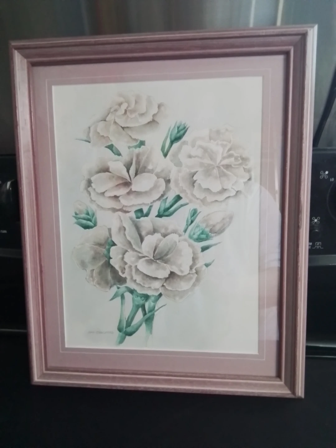 "Dusty Pinks" by Famous Canadian Artist & Patron Joan Chalmers