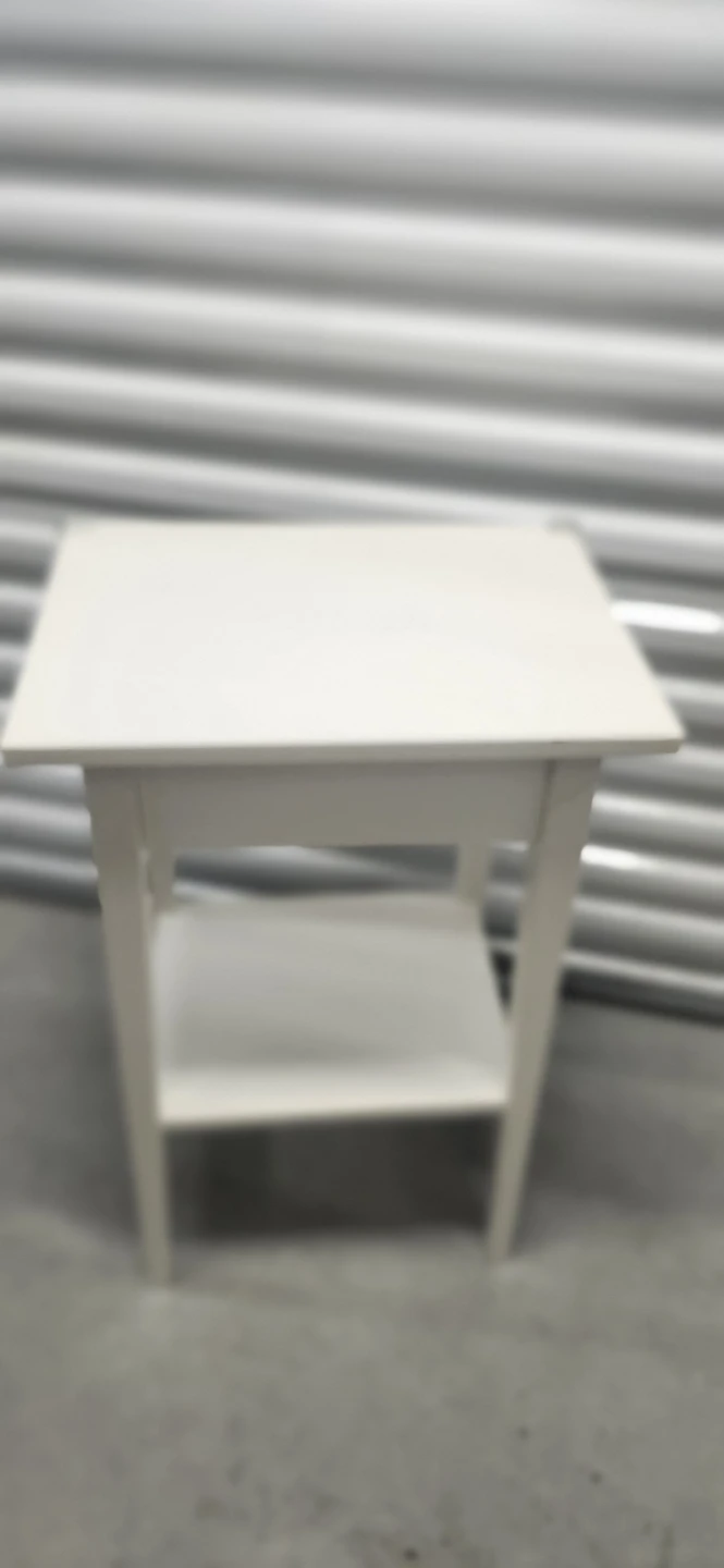 White Side Table with Drawer from ikea - photo 4