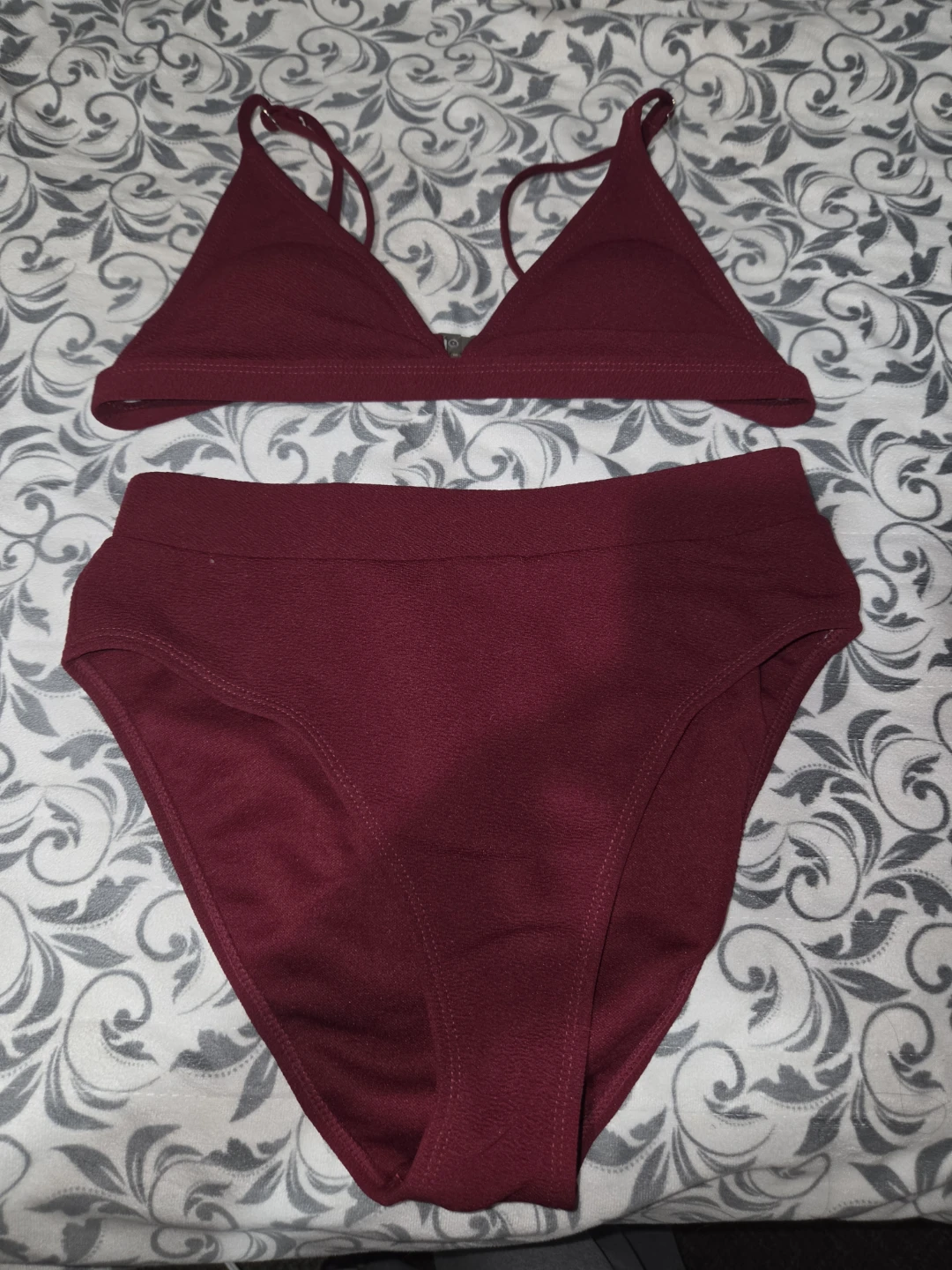 Maroon Bikini Set