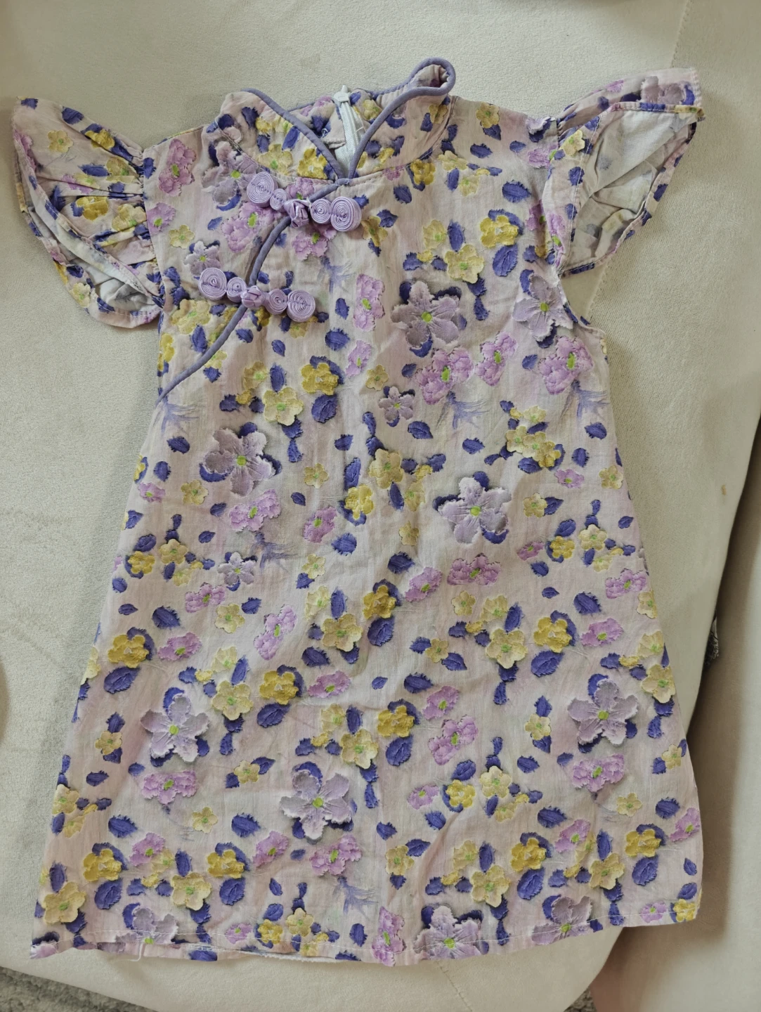 Girls Floral Dresses qi paos