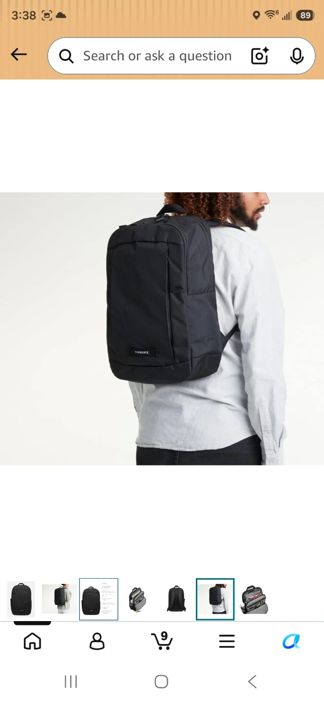 Timbuk2 Parkside Laptop Backpack Eco Black Company Logo Sigma - photo 4
