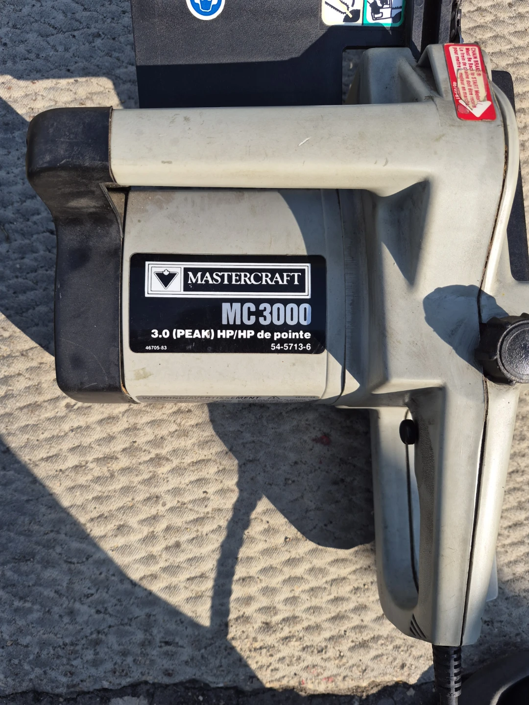 Mastercraft MC3000 Chainsaw 16 inch - photo 3