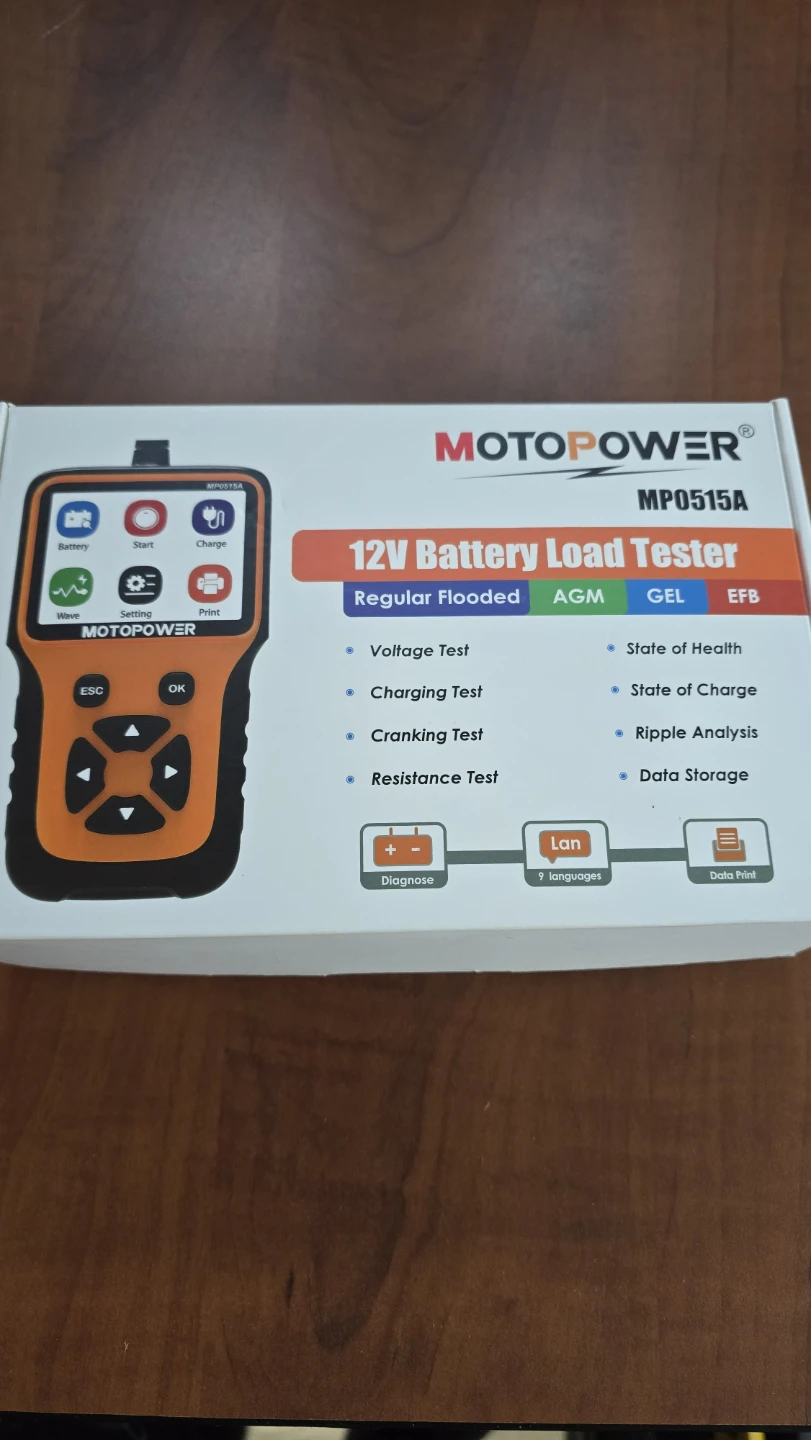 MOTOPower MP0515A 12V Battery Load Tester - photo 2