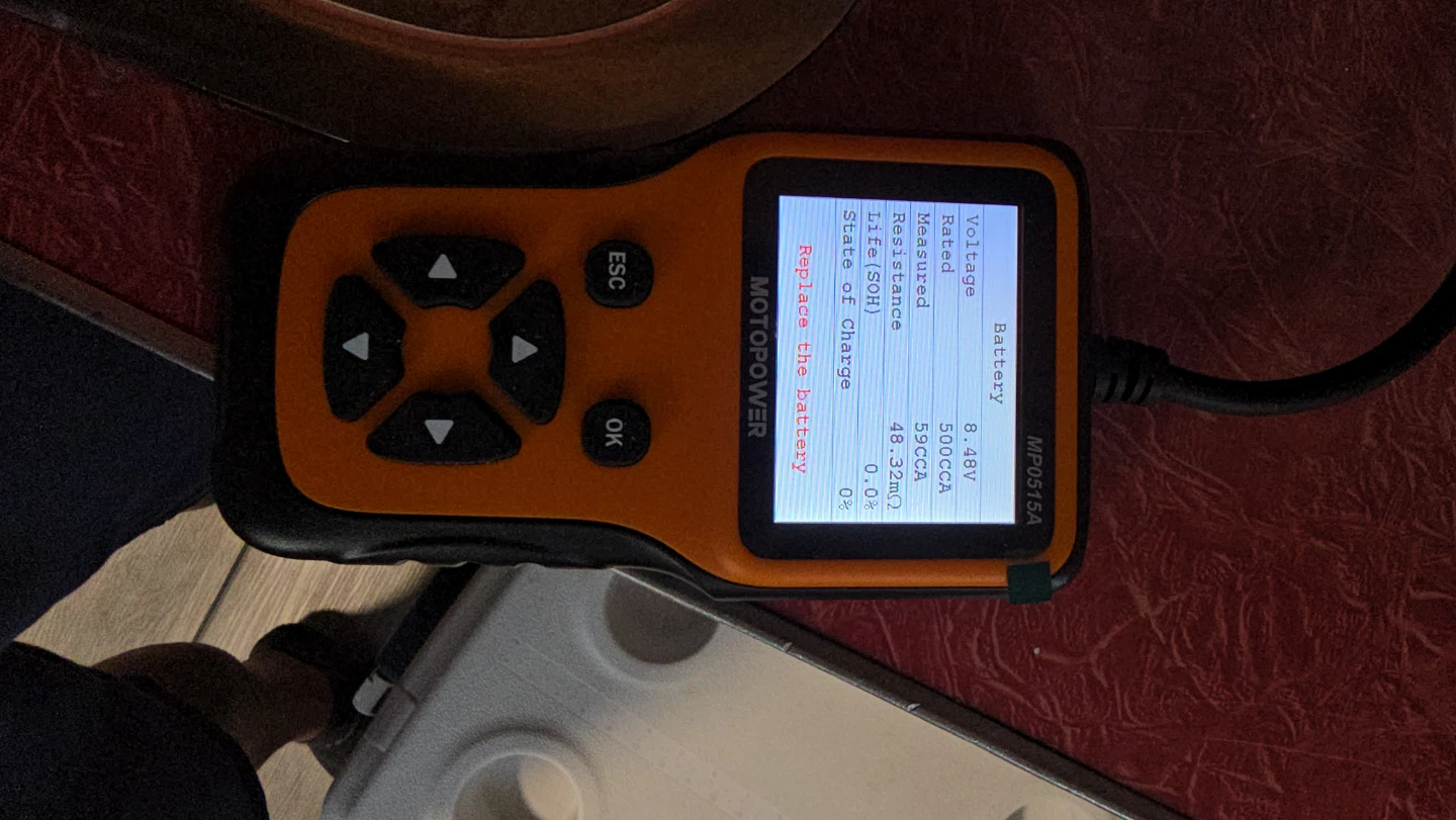 MOTOPower MP0515A 12V Battery Load Tester - photo 4