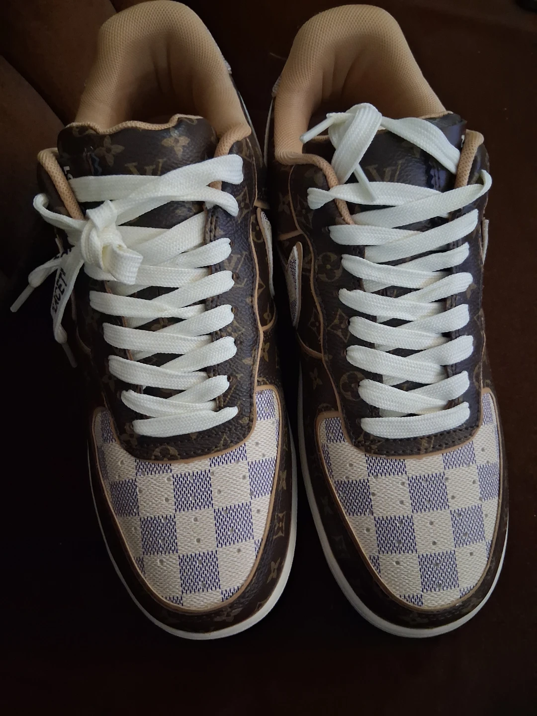 LV for Nike Air Force 1 Sneakers - photo 3