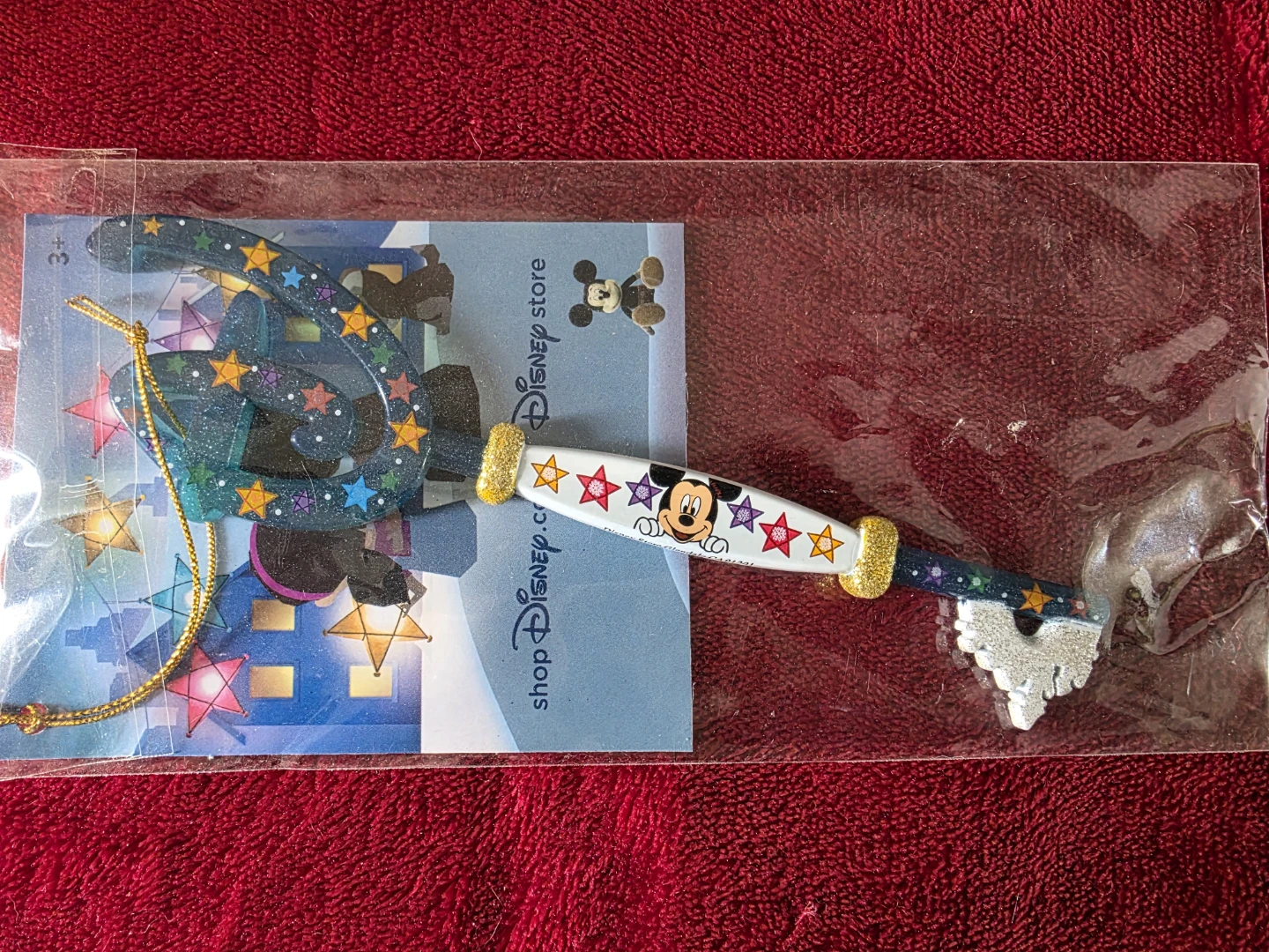 Disney Mickey Mouse Star Key Ornament