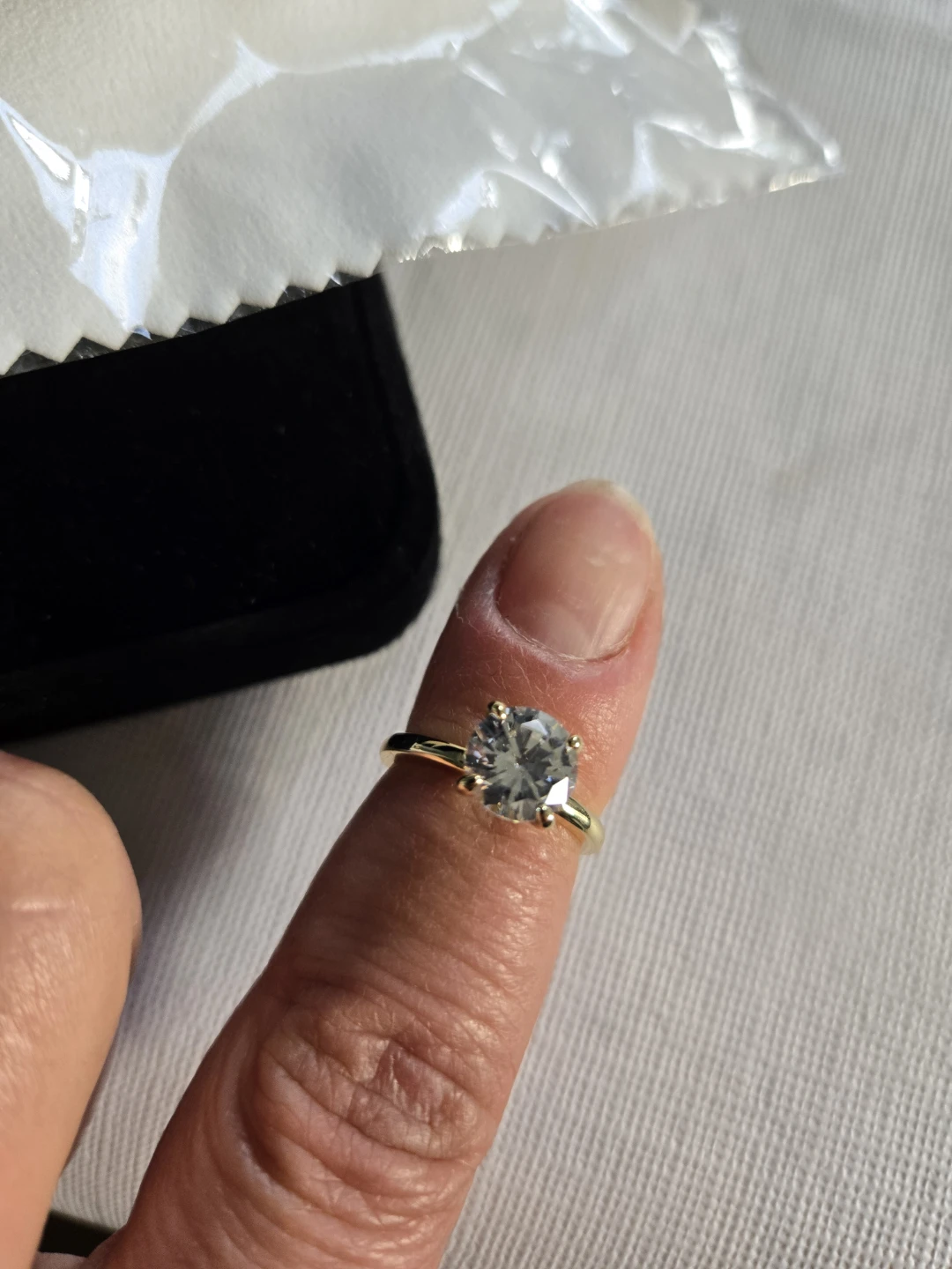 Moissanite Engagement Ring 2 carat - photo 2