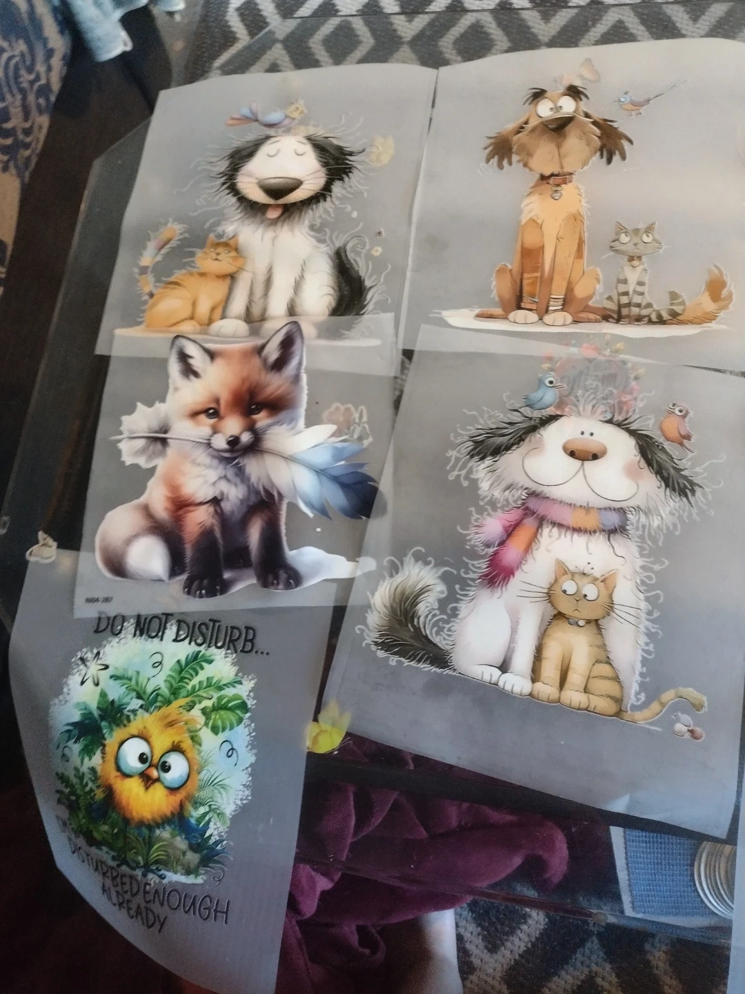 Assorted Heat Transfer Vinyl Designs