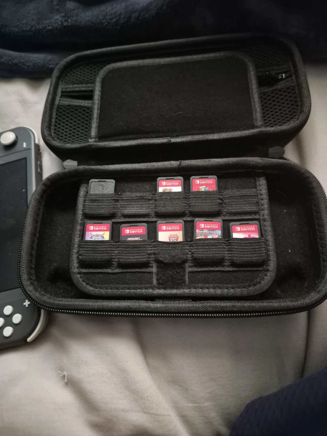 Nintendo Switch Lite with Games and Case - photo 2