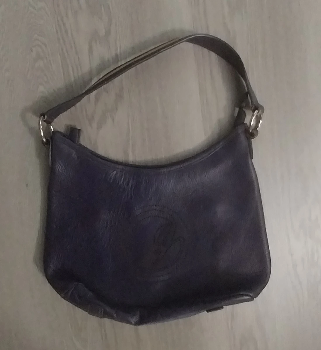 Crocodile Brand.Purple Leather Bag
