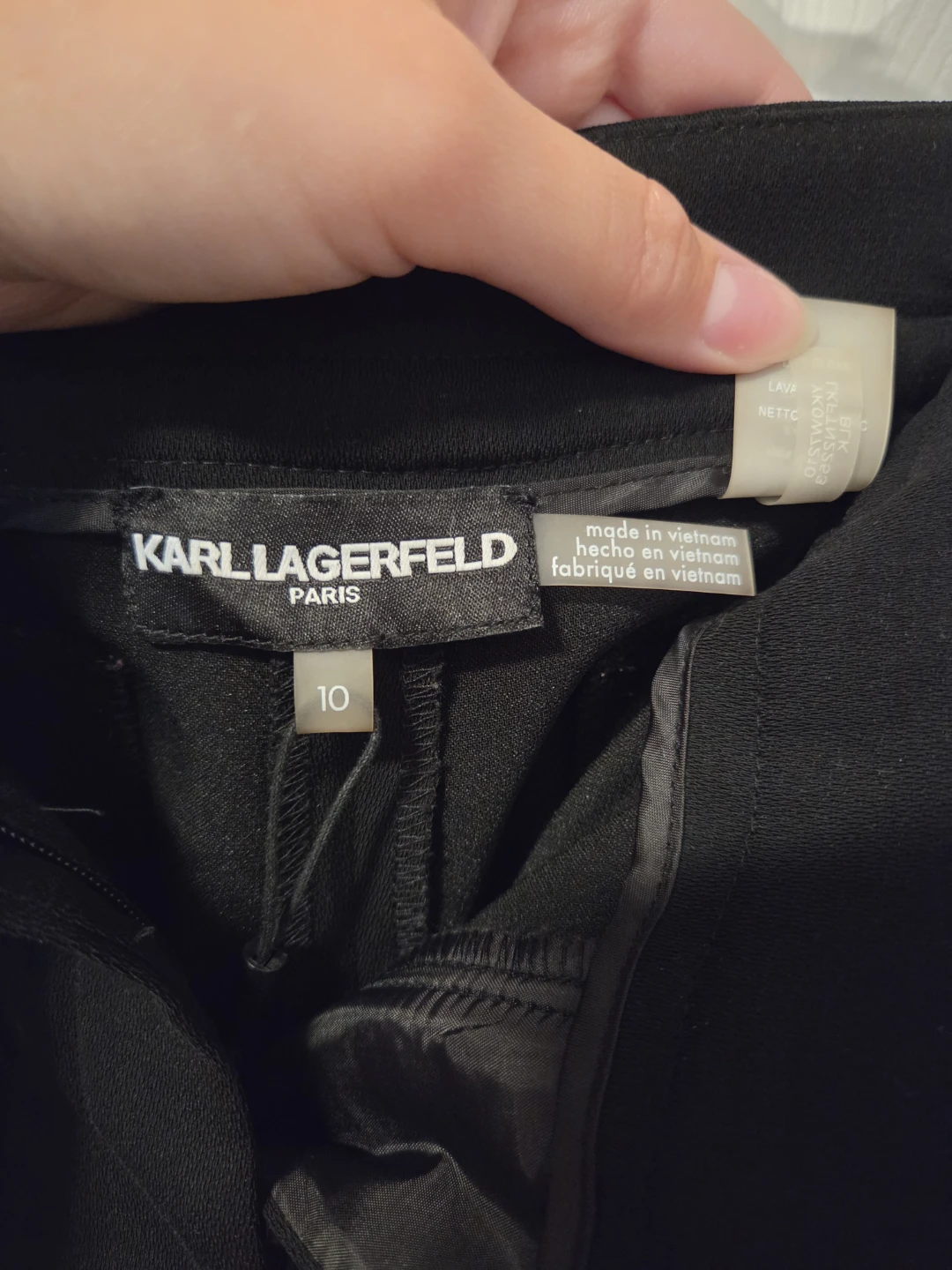 Karl Lagerfeld Black Dress Pants Size 10 - photo 4