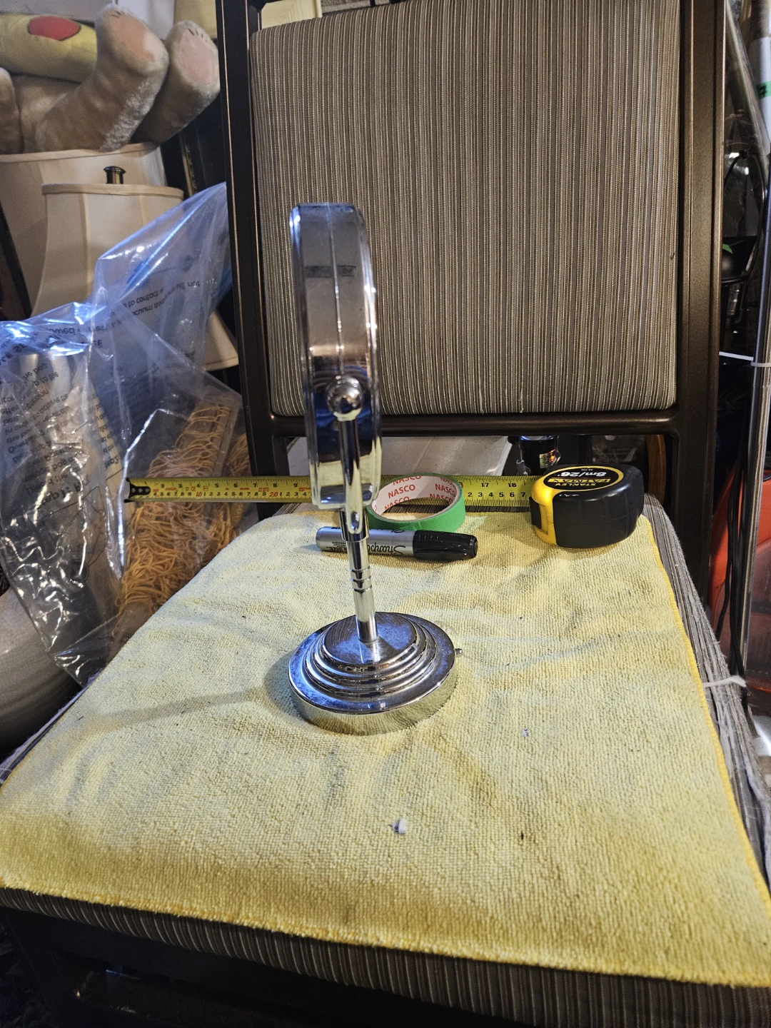 Chrome Double-Sided Vanity Mirror - photo 3