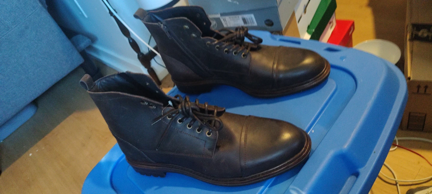 FEET YOU brown leather ankle boots - photo 2