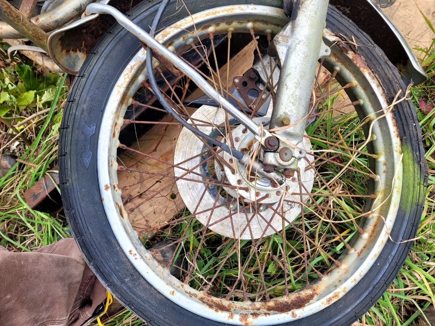 Motorcycle Front Wheel Assembly