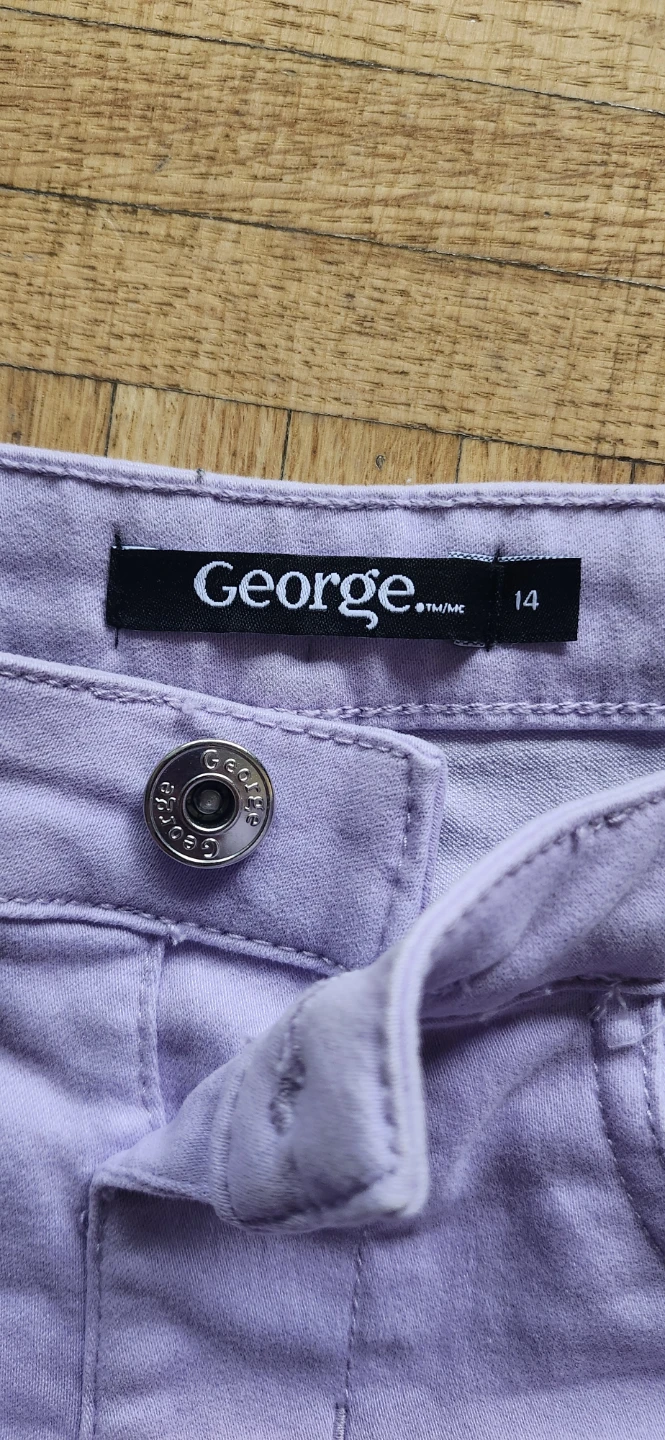 George girls' size 14 light purple jeans - photo 3