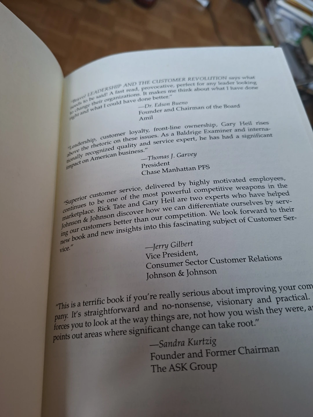 Leadership and the Customer Revolution Book - photo 4