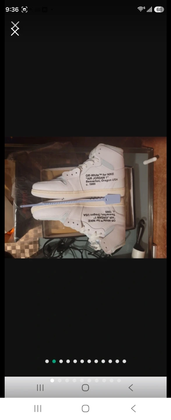 OFF-WHITE "AIR JORDAN 1" Sneakers - photo 4