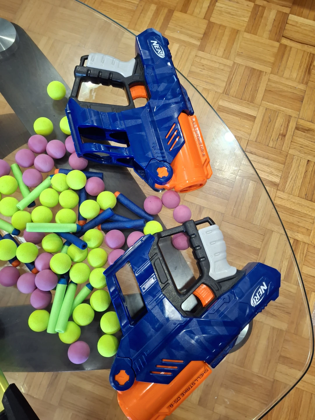 5 Nerf & Atomic Power Popper Toy Guns with Darts and Balls - photo 5