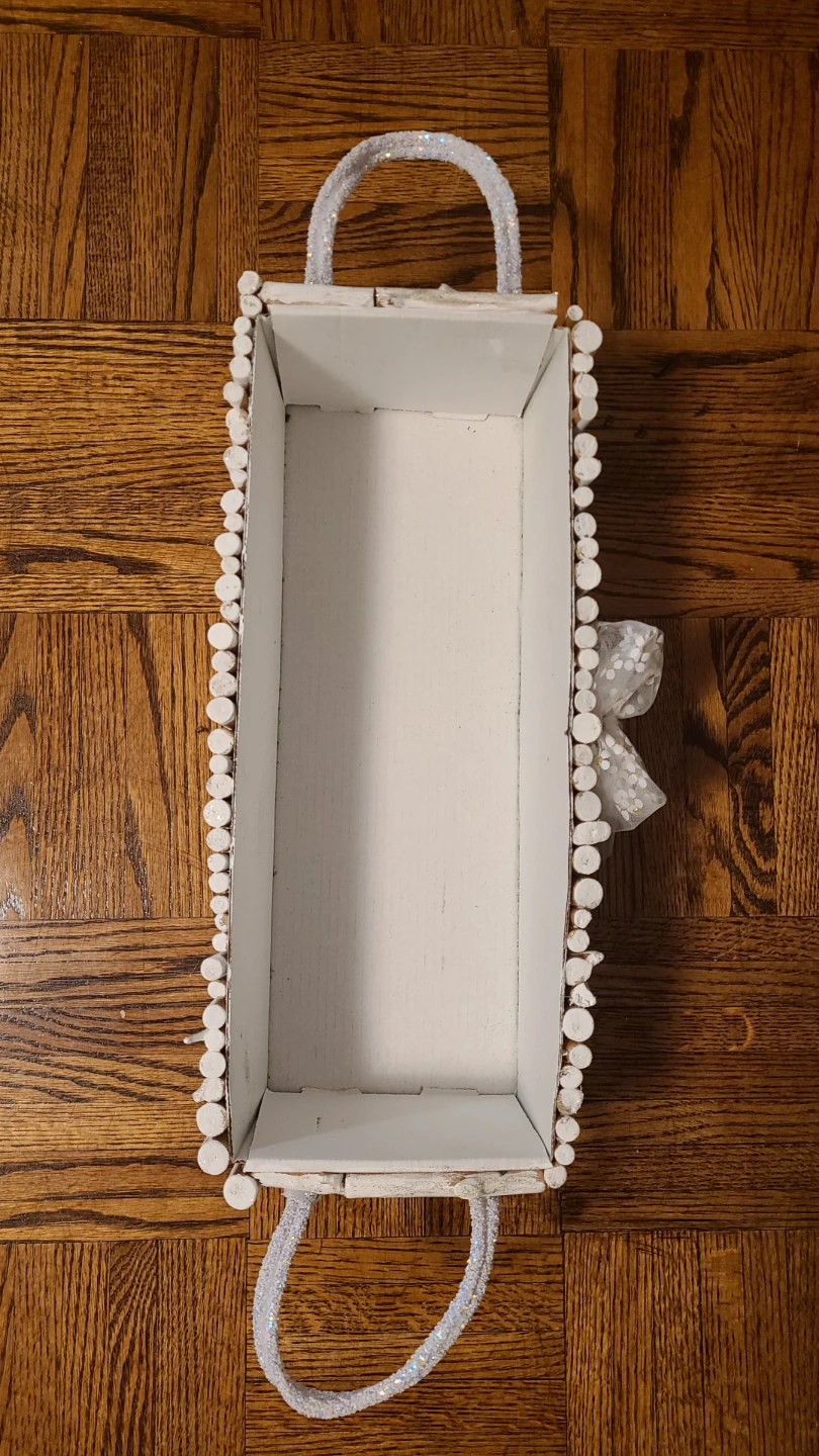 Home-made Decorative Basket with Handles - photo 2